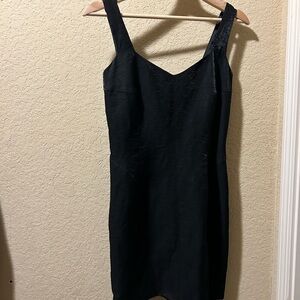 Jil Sander Black Mini Dress